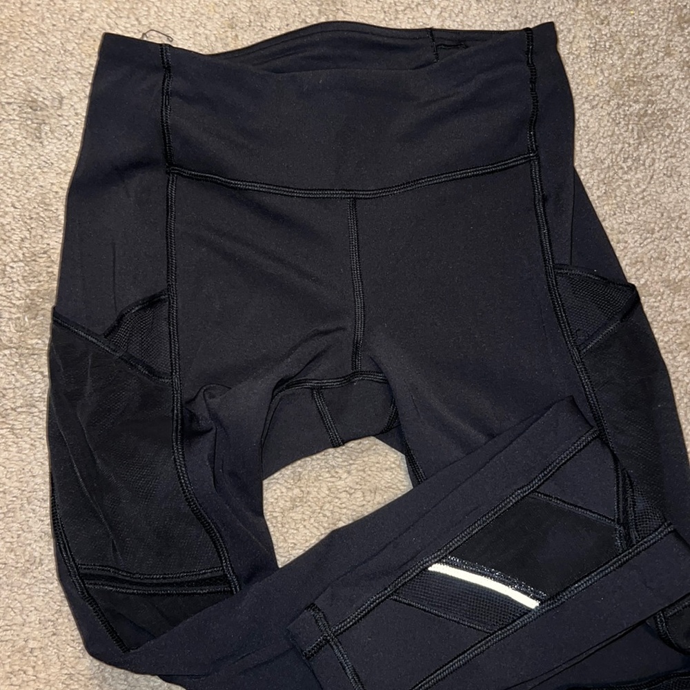 lululemon mesh side pocket leggings